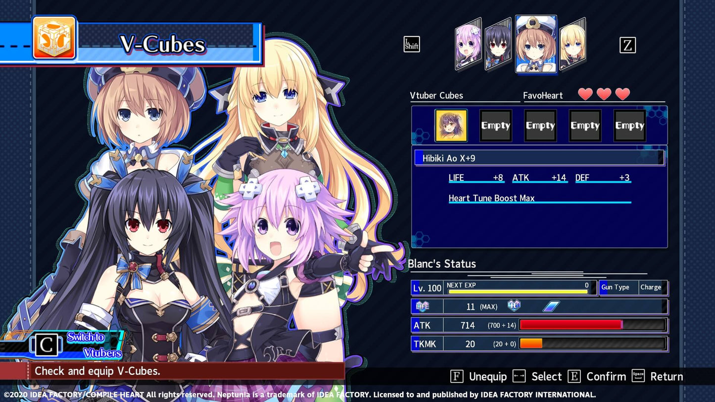 Neptunia Virtual Stars - Hibiki Ao Pack (DLC)