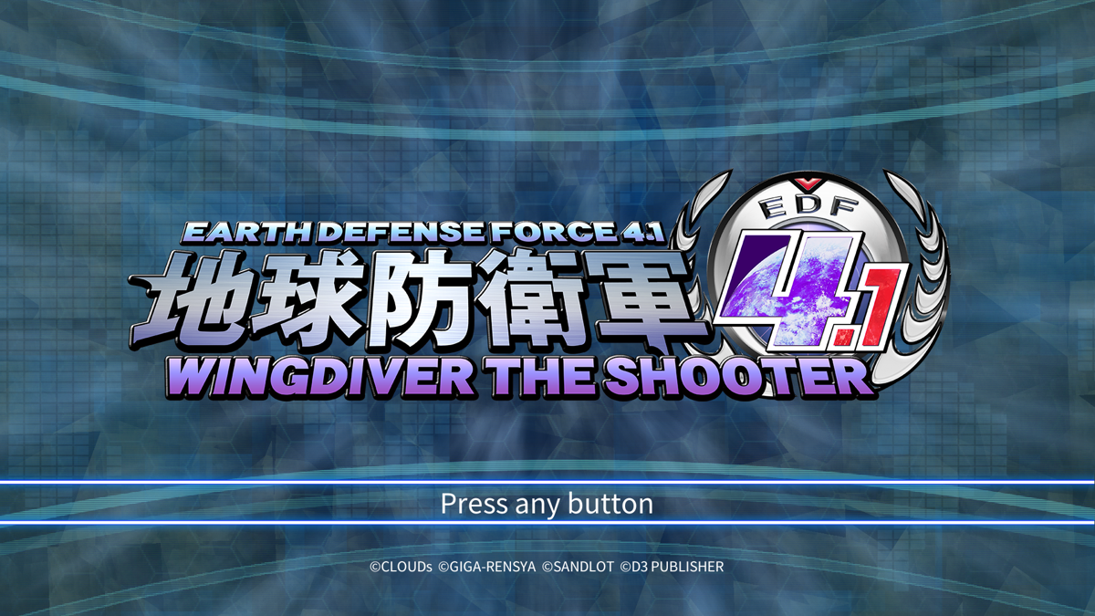 EARTH DEFENSE FORCE 4.1 WINGDIVER THE SHOOTER