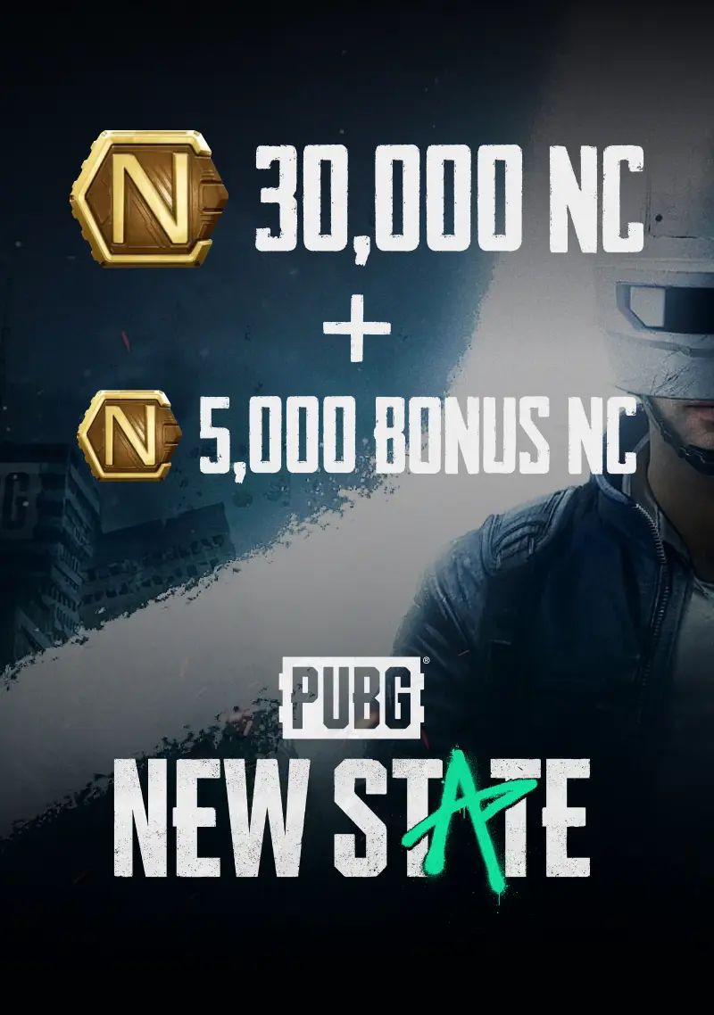 PUBG New State 30000 NC+5000 Bonus