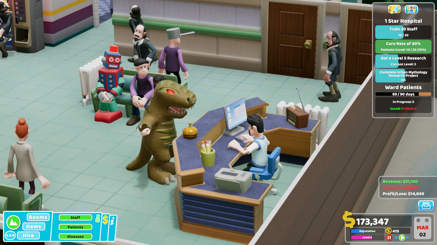 Two Point Hospital - Bigfoot (DLC)