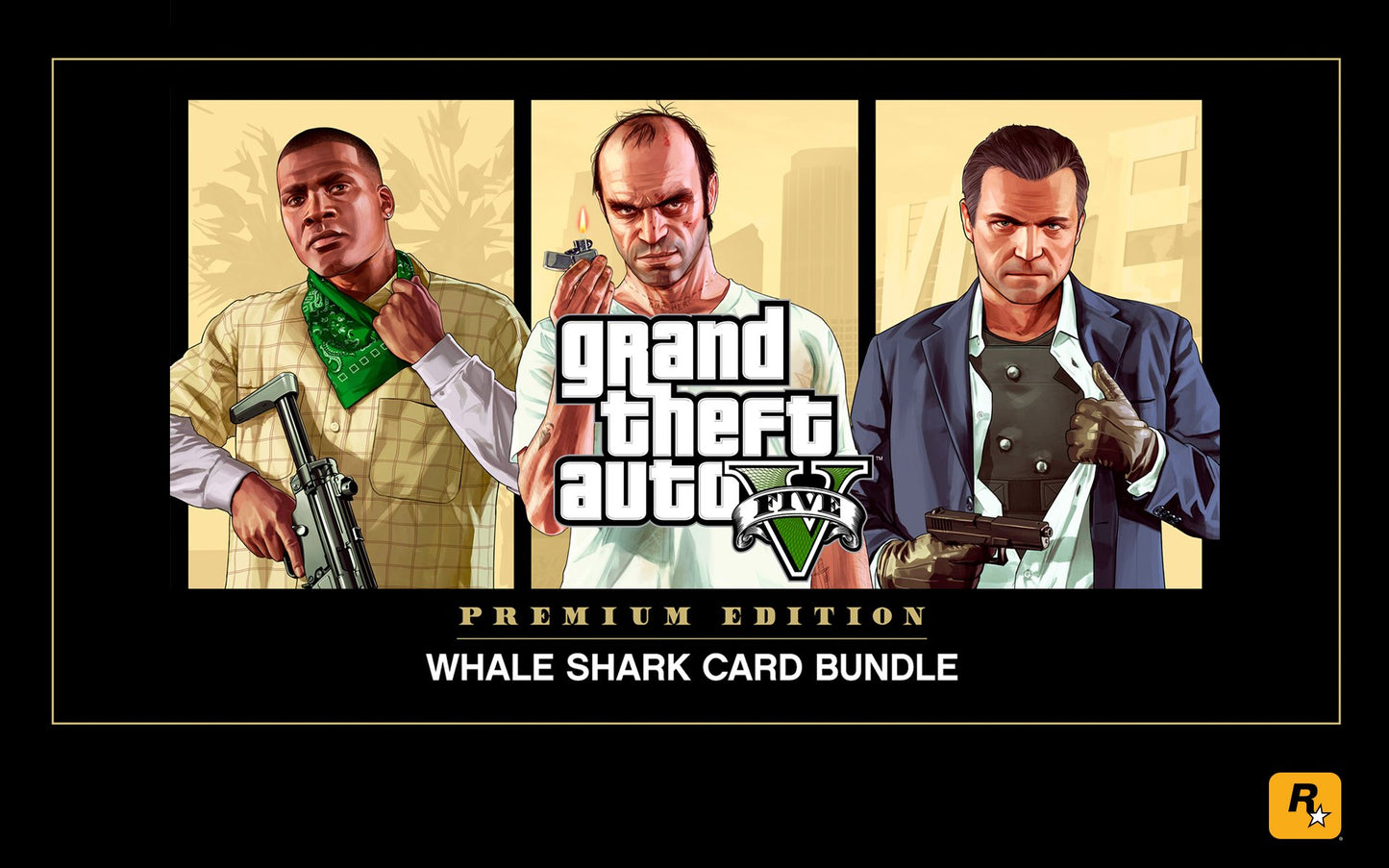 Grand Theft Auto V: Premium Online Edition & Whale Shark Card Bundle (Xbox One) (EU)