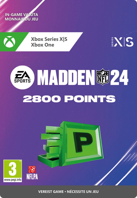 Madden NFL 24 - 2800 Ultimate Team Points (XBOX One / Xbox Series X|S)