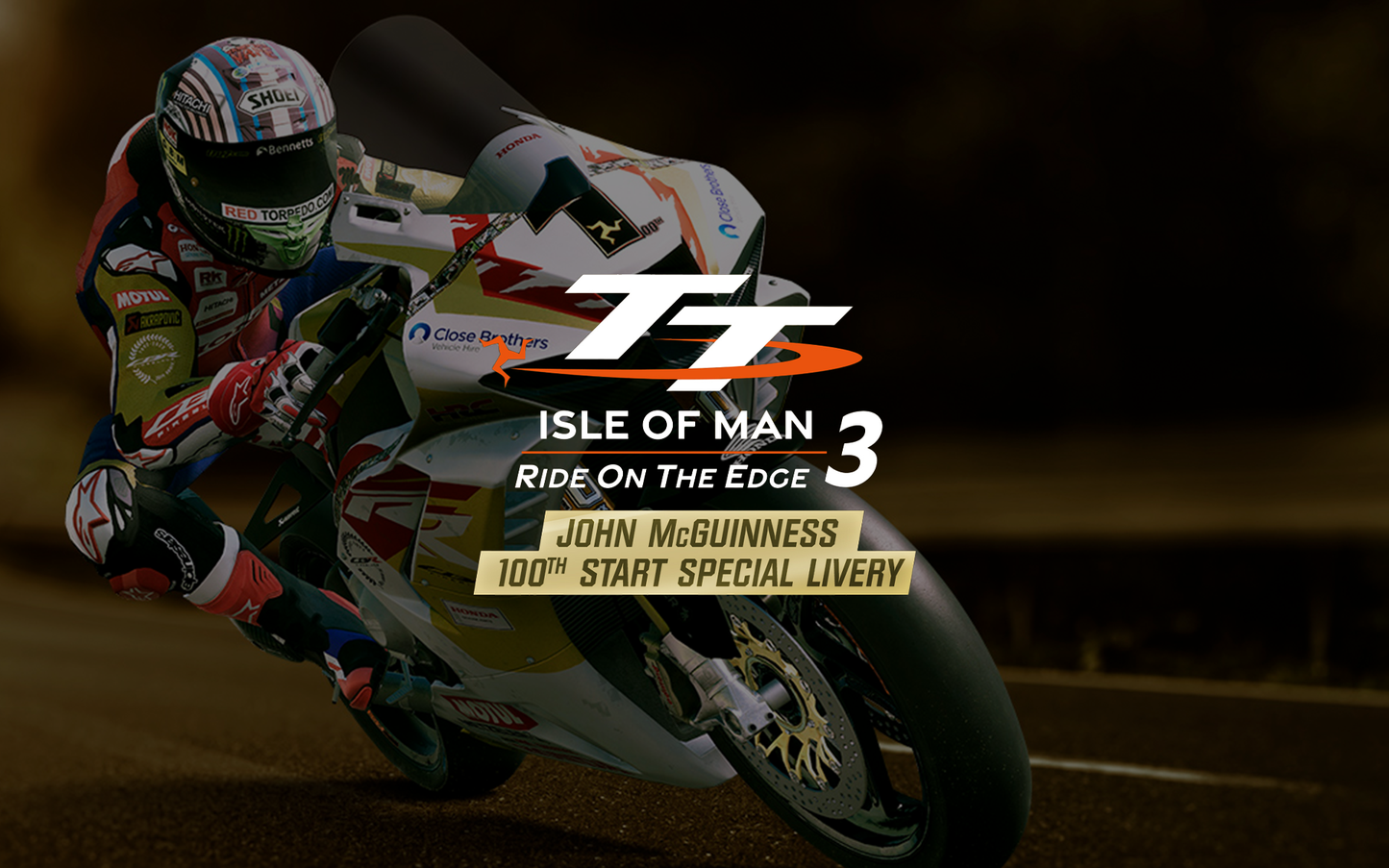 TT Isle Of Man 3 - John McGuiness 100th Start Livery