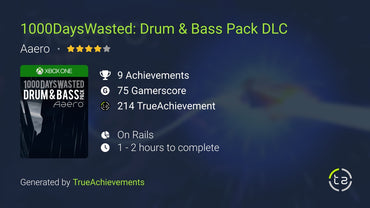 Aaero - 1000DaysWasted - Drum & Bass Pack (DLC)