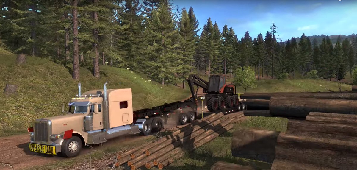 American Truck Simulator - Forest Machinery
