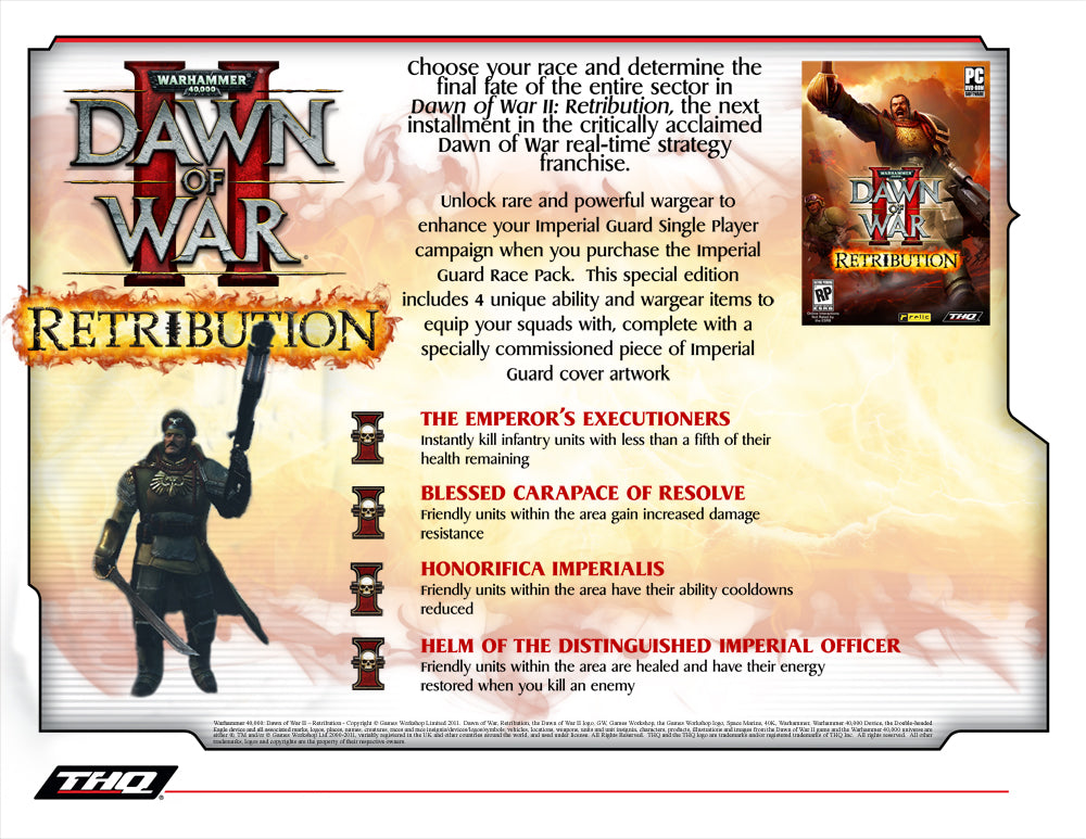 Warhammer 40,000: Dawn of War II: Retribution - Imperial Guard Race Pack