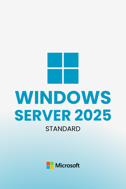 Windows Server 2025 Standard (5 eszköz) (16 Core)