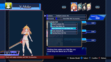 Neptunia Virtual Stars - Bikini Outfit: V-Idol Set (DLC)