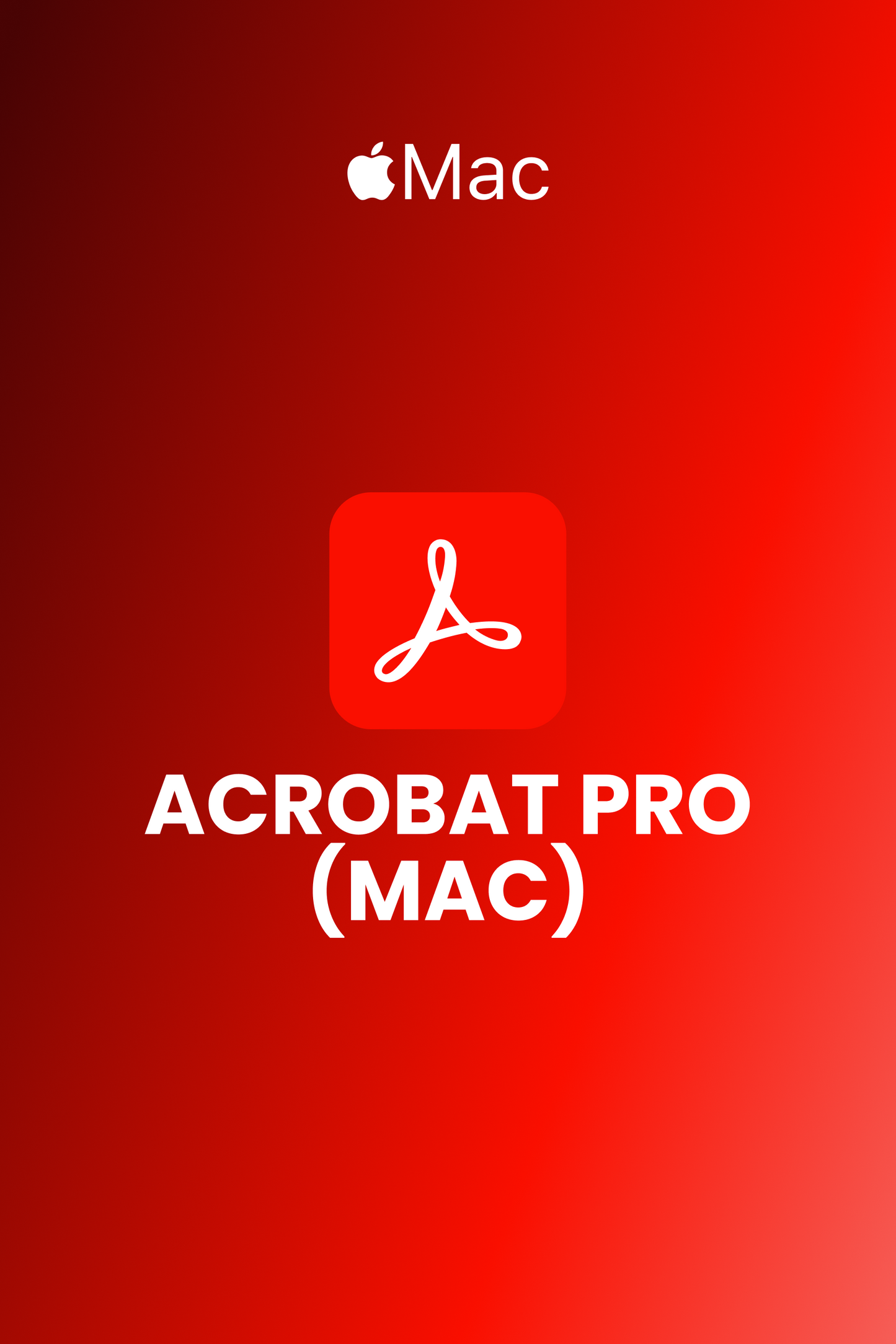 Adobe Acrobat Pro (MacOS)