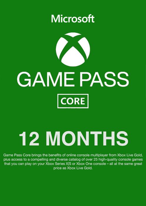 Xbox Game Pass Core 12 Hónap