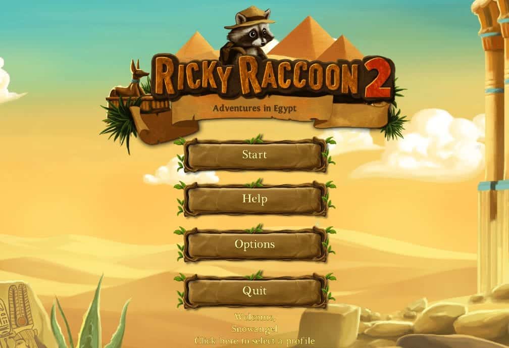Ricky Raccoon 2 - Adventures in Egypt