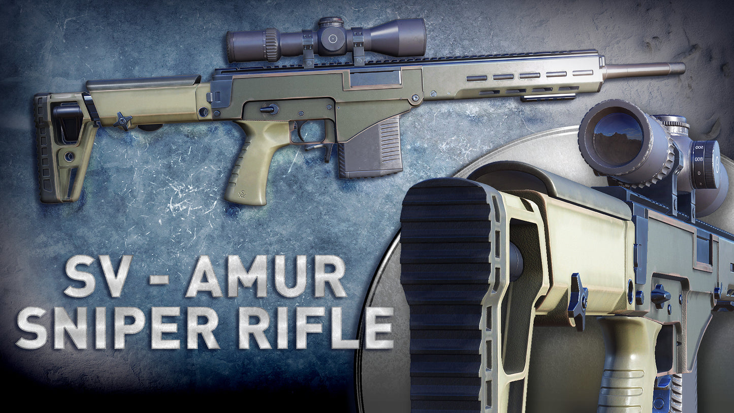 Sniper Ghost Warrior Contracts - SV - AMUR - sniper rifle (DLC)