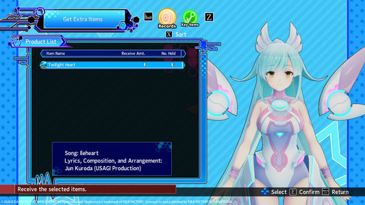 Neptunia Virtual Stars - In-game BGM Ileheart - Twilight Heart (DLC)