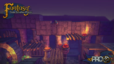 Axis Game Factory's AGFPRO - Fantasy Side-Scroller Player (DLC)