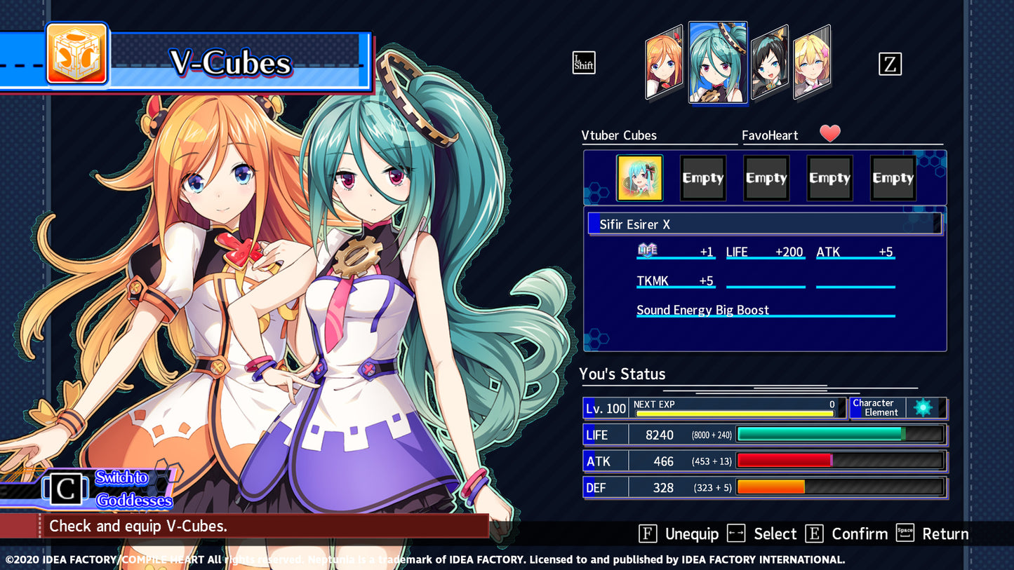Neptunia Virtual Stars - Sifir Esirer Pack (DLC)