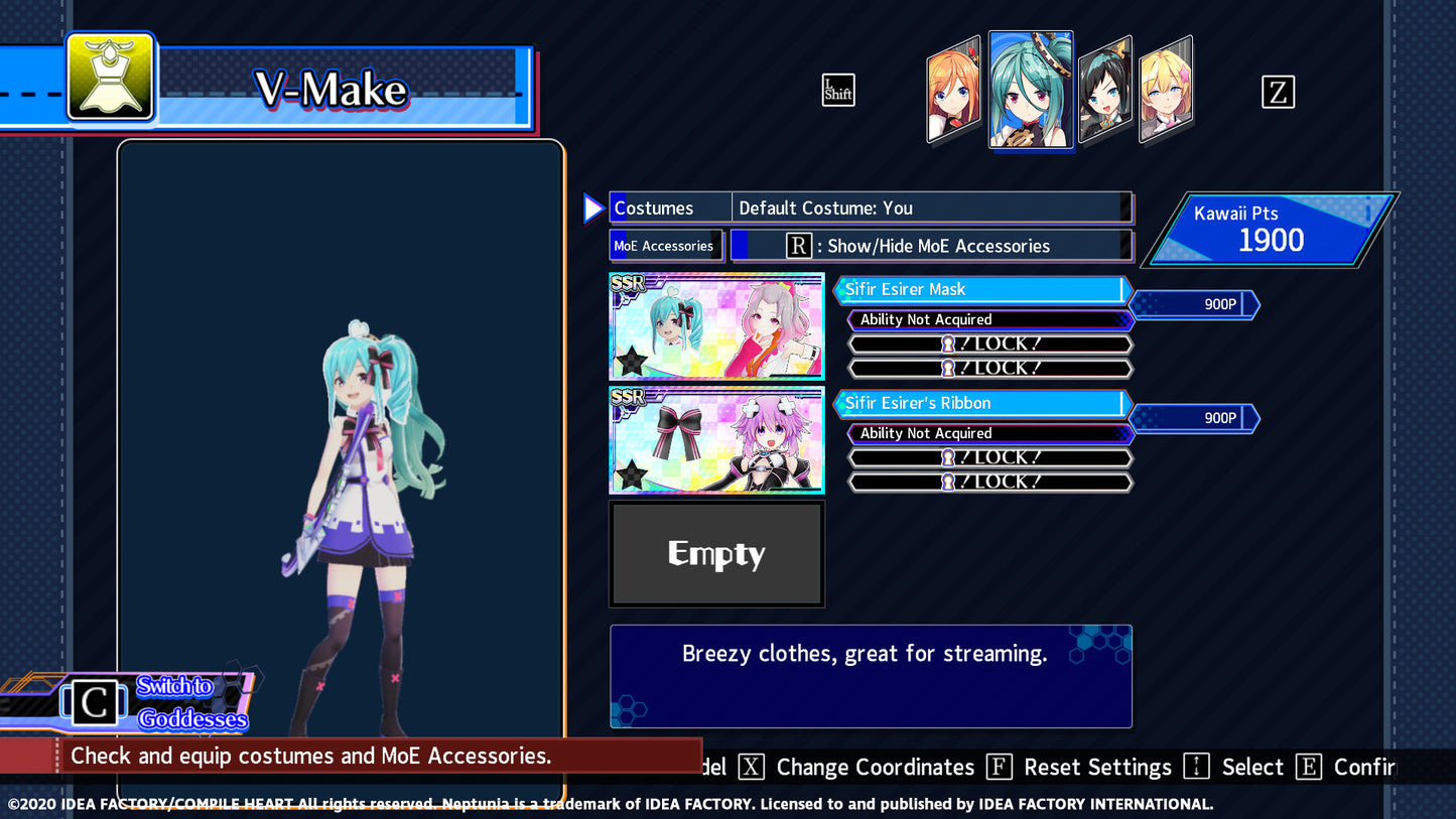 Neptunia Virtual Stars - Sifir Esirer Pack (DLC)