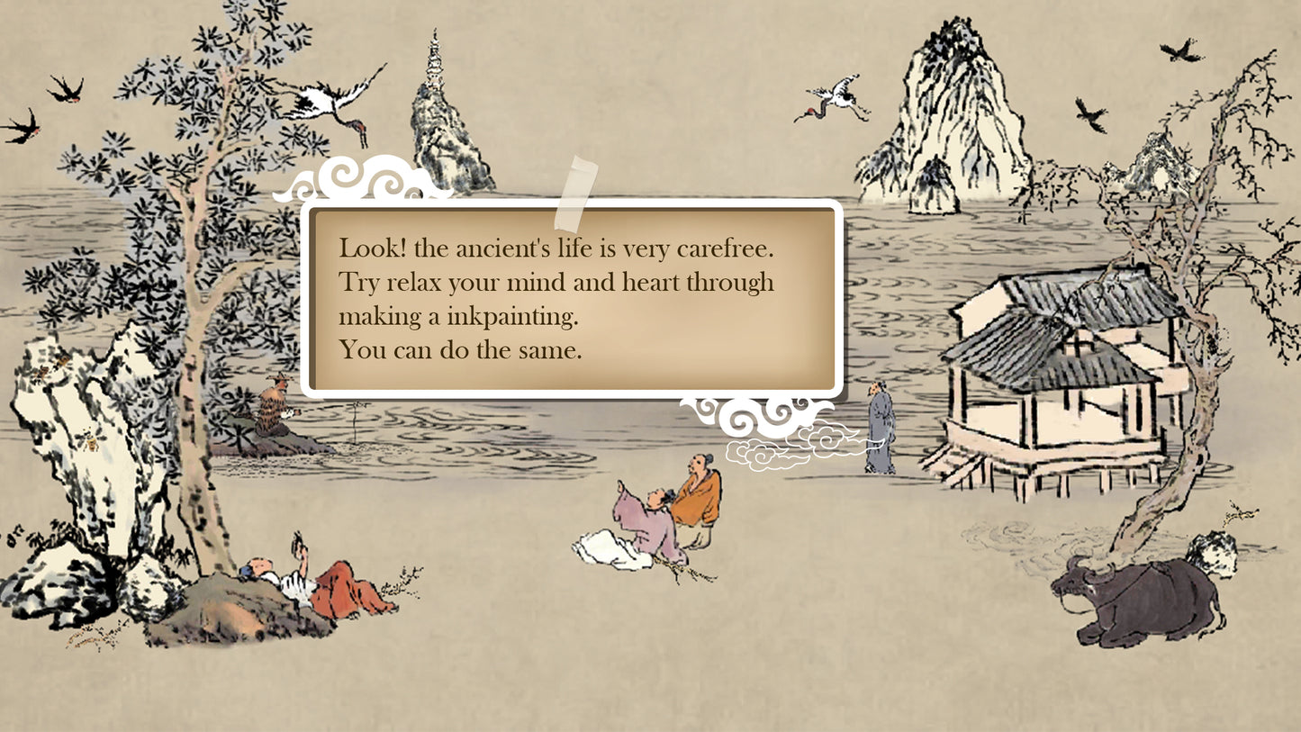 Chinese Ink Painting Puzzle & Creator