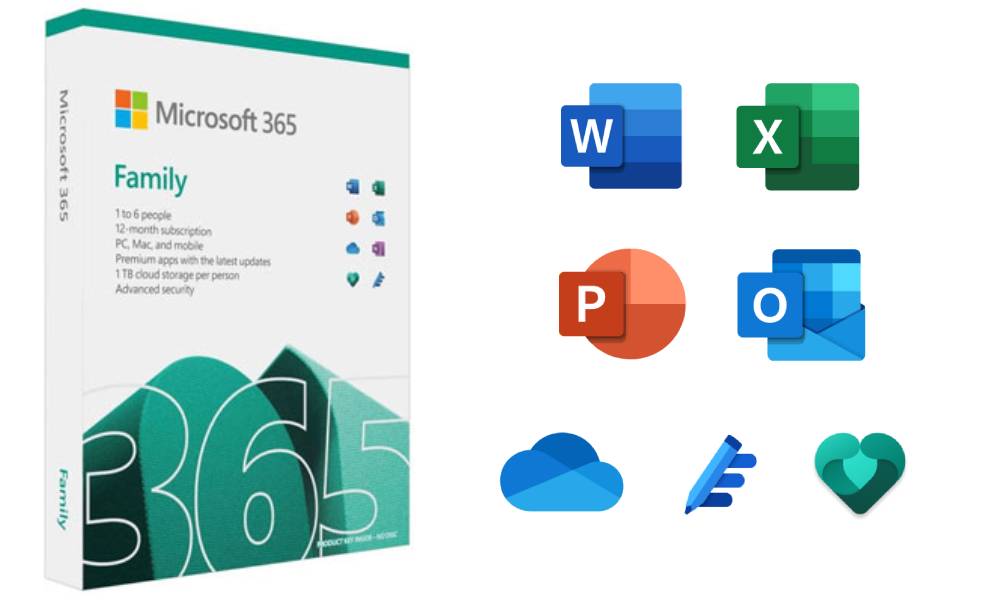 Microsoft 365 Family – Teljes körű előfizetés a család minden tagjának