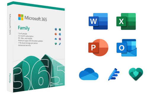 Microsoft 365 Family – Teljes körű előfizetés a család minden tagjának