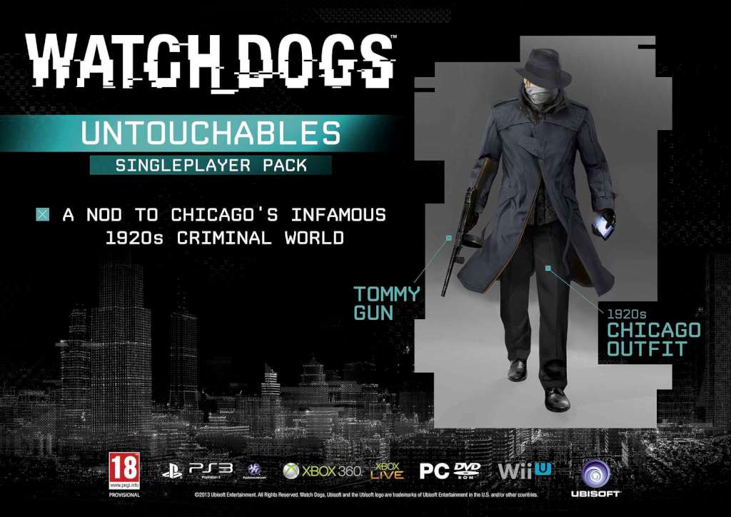 Watch Dogs - Untouchables, Club Justice and Cyberpunk Packs (DLC)