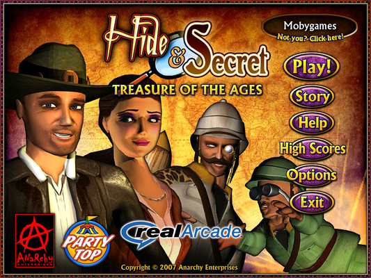 Hide and Secret Treasure of the Ages