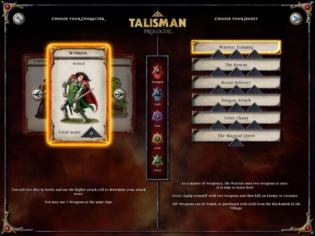Talisman: Prologue