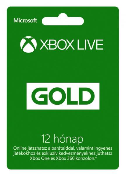 Xbox Live Gold 12 Hónap