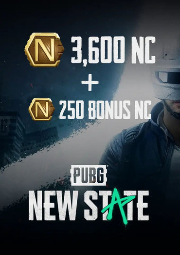 PUBG New State 3600 NC+250 Bonus