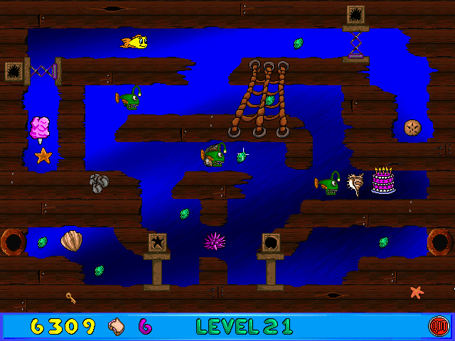 Freddi Fish and Luther's Maze Madness