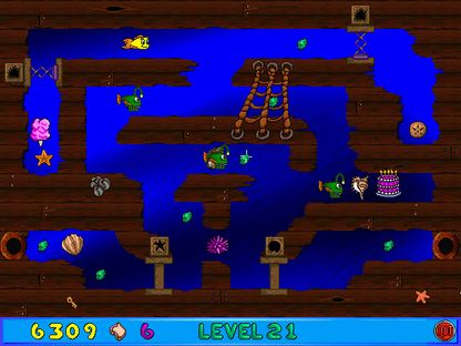 Freddi Fish and Luther's Maze Madness