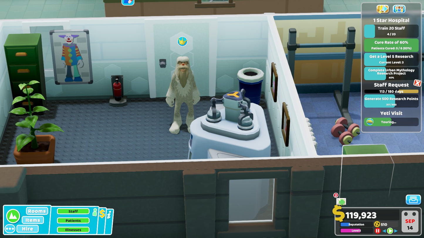 Two Point Hospital - Bigfoot (DLC)