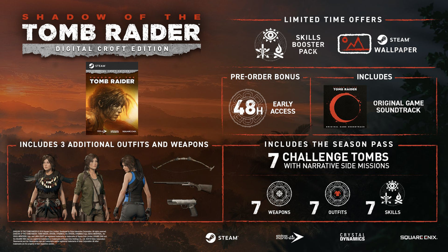 Shadow of the Tomb Raider Croft Edition EN Language Only