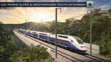 Train Simulator: LGV Rh&ocirc;ne-Alpes &amp; M&eacute;diterran&eacute;e Route Extension Add-On (Steam)