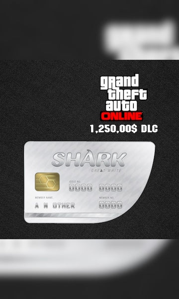 Grand Theft Auto Online - $1,250,000 Great White Shark Cash Card (PC)