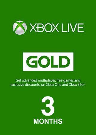 XBOX Live Gold 3 Hónap