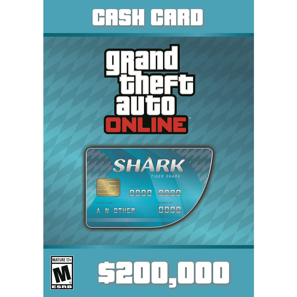Grand Theft Auto Online - $200,000 Tiger Shark Cash Card (EU)
