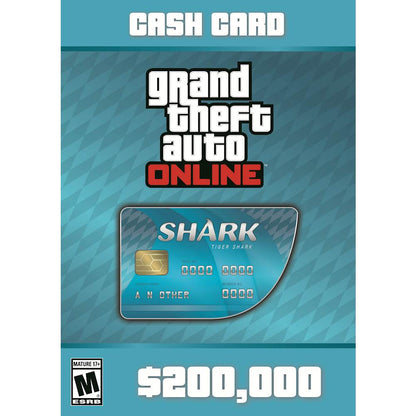 Grand Theft Auto Online - $200,000 Tiger Shark Cash Card (EU)