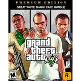 GTA V - Premium Online Edition &amp; Great White Shark Card Bundle (DLC)