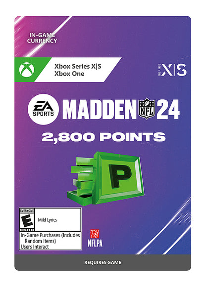 Madden NFL 24 - 2800 Ultimate Team Points (XBOX One / Xbox Series X|S)