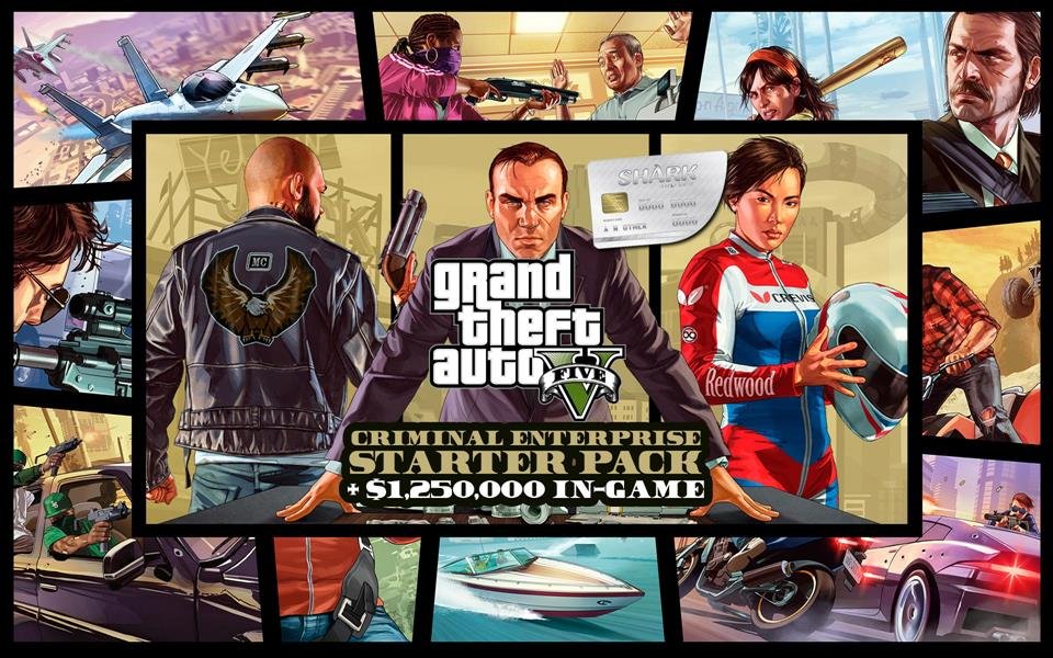 Grand Theft Auto V and Criminal Enterprise Starter Pack Bundle (EU)