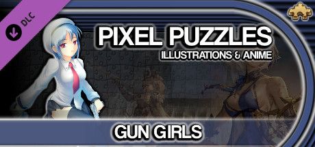 Pixel Puzzles Illustrations &amp; Anime - Jigsaw Pack: Gun Girls