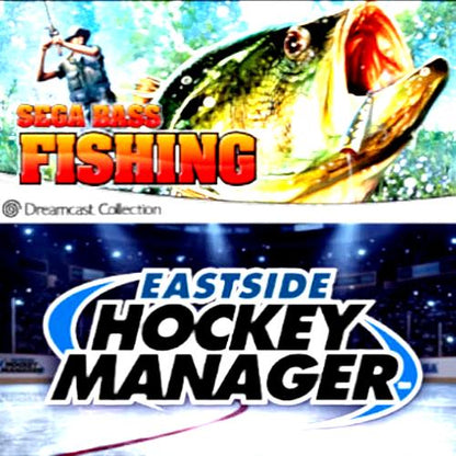 SEGA Bass Fishing + Eastside Hockey Manager