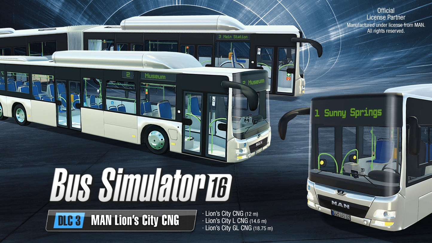 Bus Simulator 16 - MAN Lion&acute;s City CNG Pack (DLC)