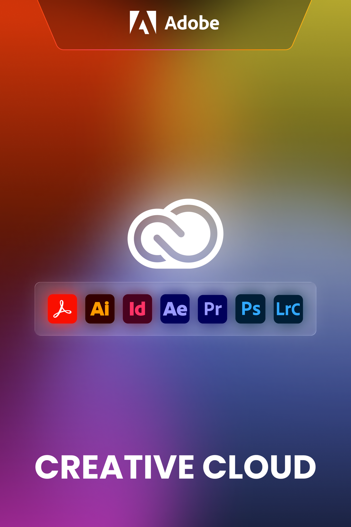 Adobe Creative Cloud - (1 Éves)