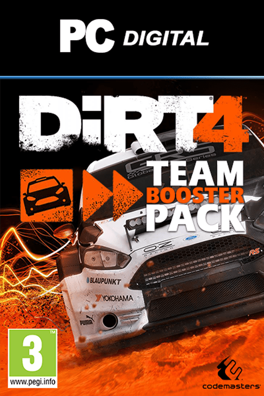DiRT 4 - Team Booster Pack DLC Steam Key GLOBAL