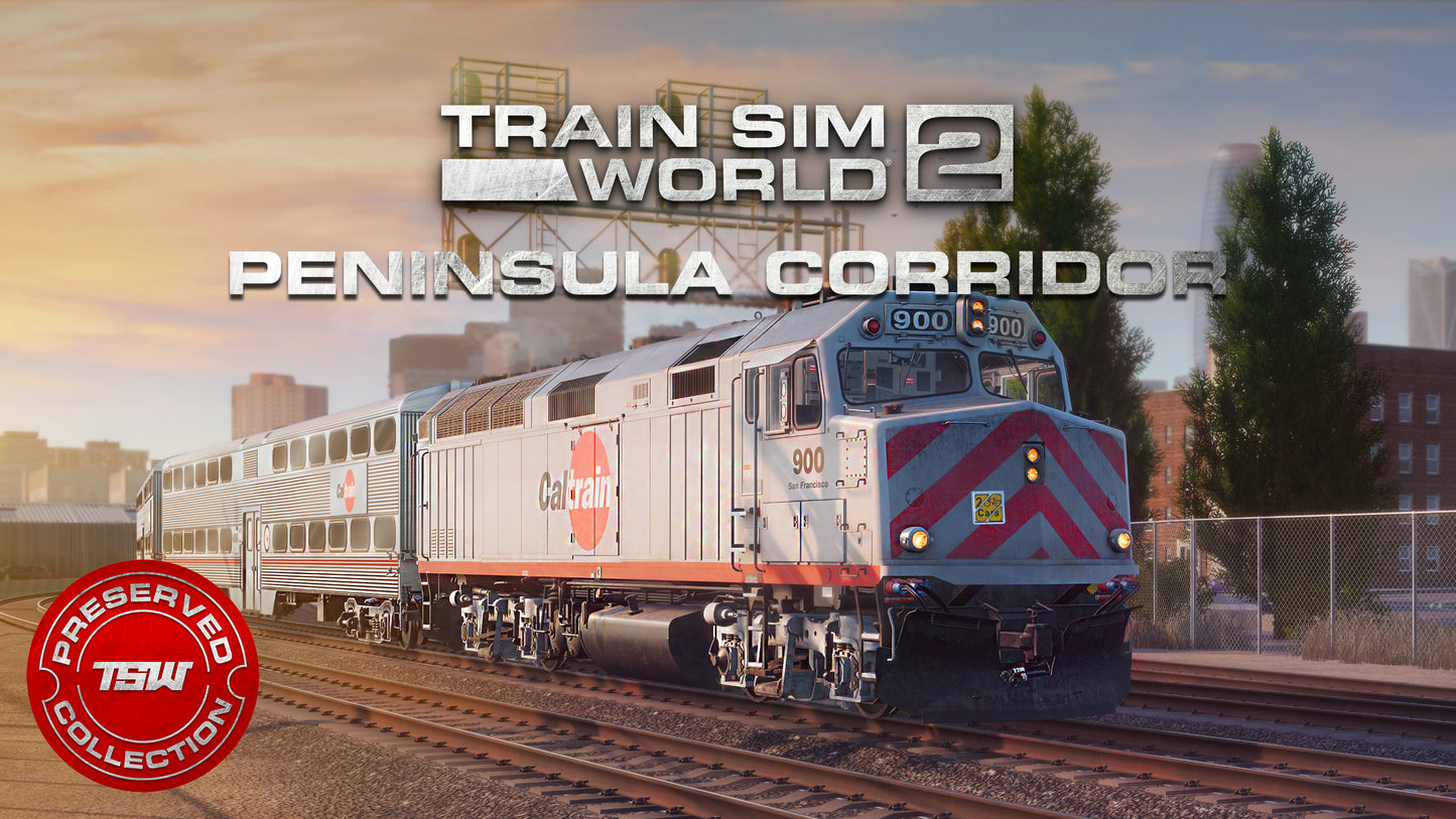 Train Sim World: Peninsula Corridor: San Francisco – San Jose Route Add-On (DLC) (Steam)