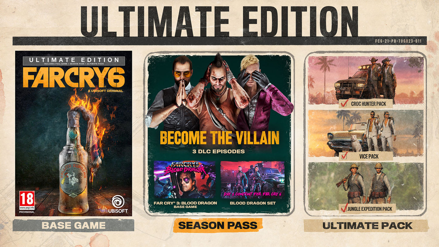 Far Cry 6 - Ultimate Pack (DLC) (PS4) (EU)