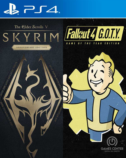 Skyrim Anniversary Edition + Fallout 4 G.O.T.Y Bundle (Steam)