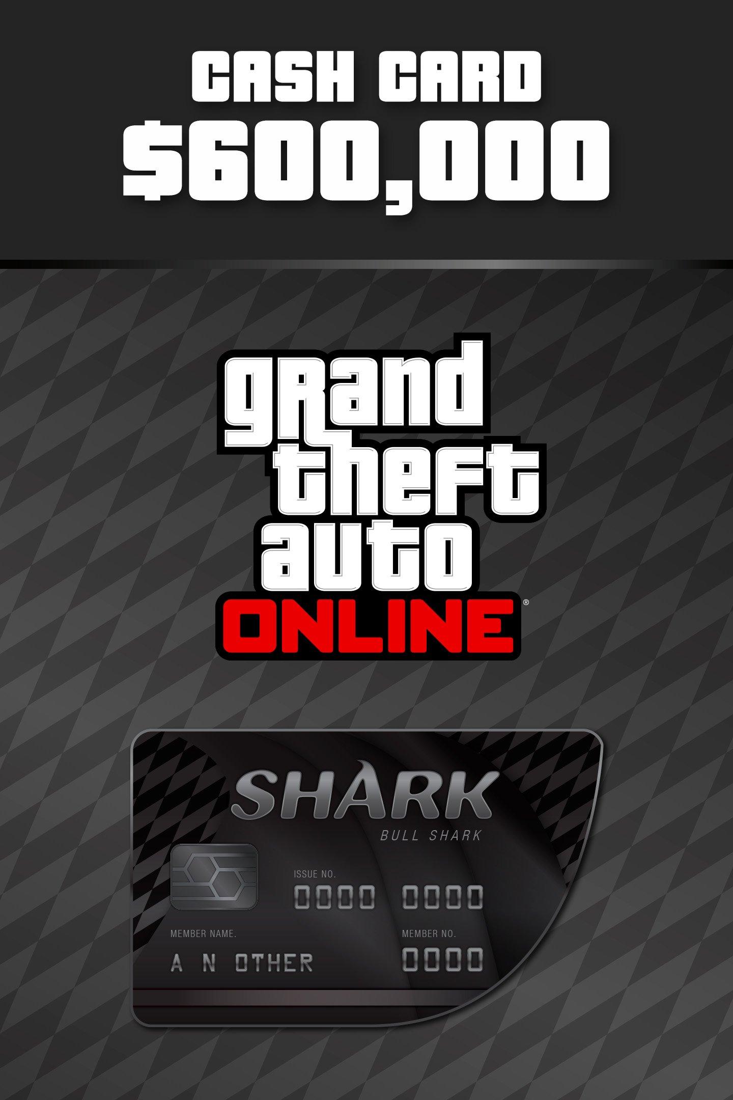 Grand Theft Auto Online - $500.000 Bull Shark Cash Card (EU)