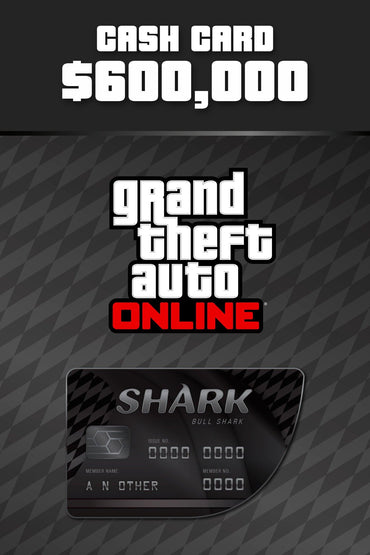 Grand Theft Auto Online - $500.000 Bull Shark Cash Card (EU)